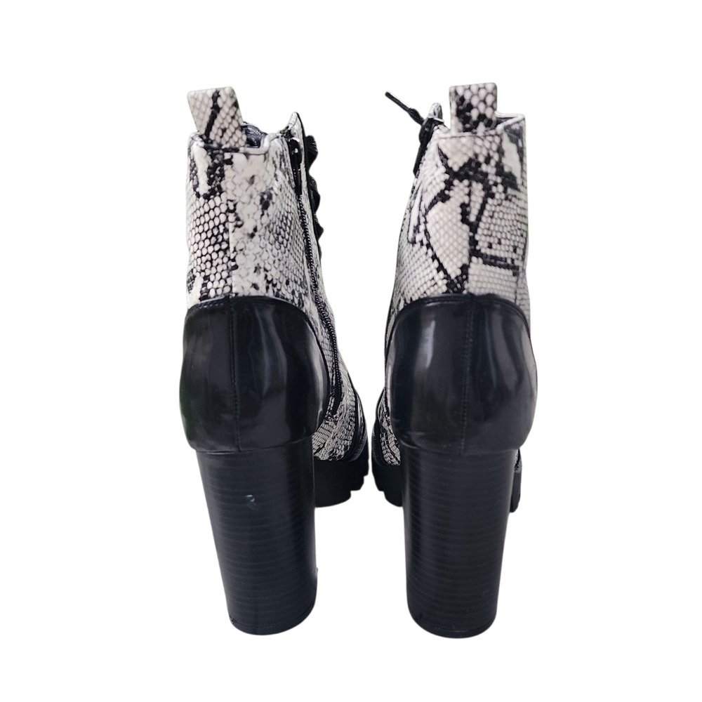 Fashion Nova Up All Night Booties Glenna Platform Boots 10 - Picture 5 of 12